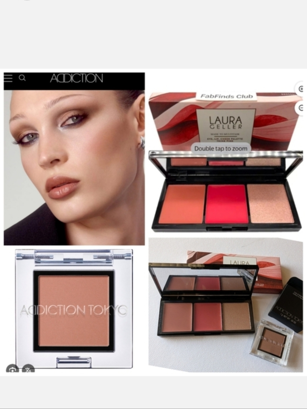 Addiction Tokyo and Laura Geller Lot
